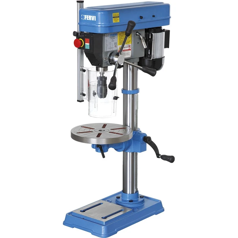 Fervi 0012 - Trapano da banco con trasmissione a cinghia 220V - 650W