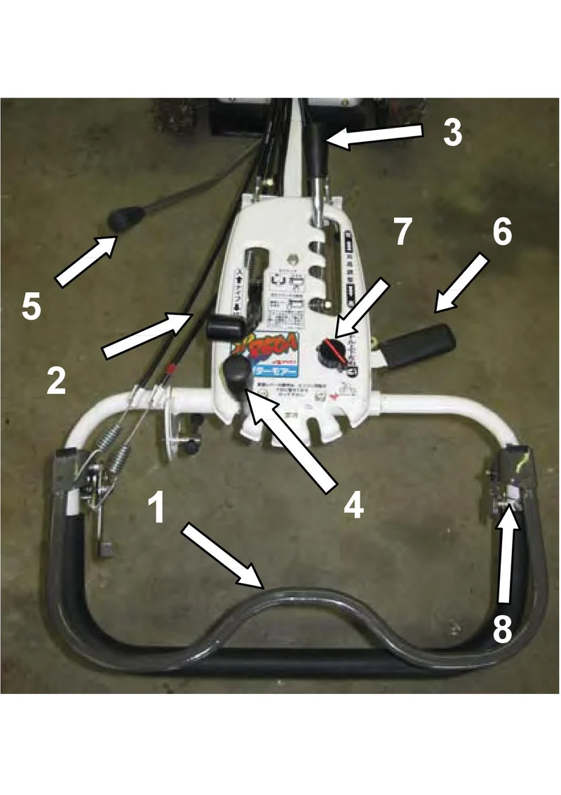 Rasaerba da pendenza Orec Spider Mower SP1000 - trazione 4X4 manubrio regolabile e telescopico