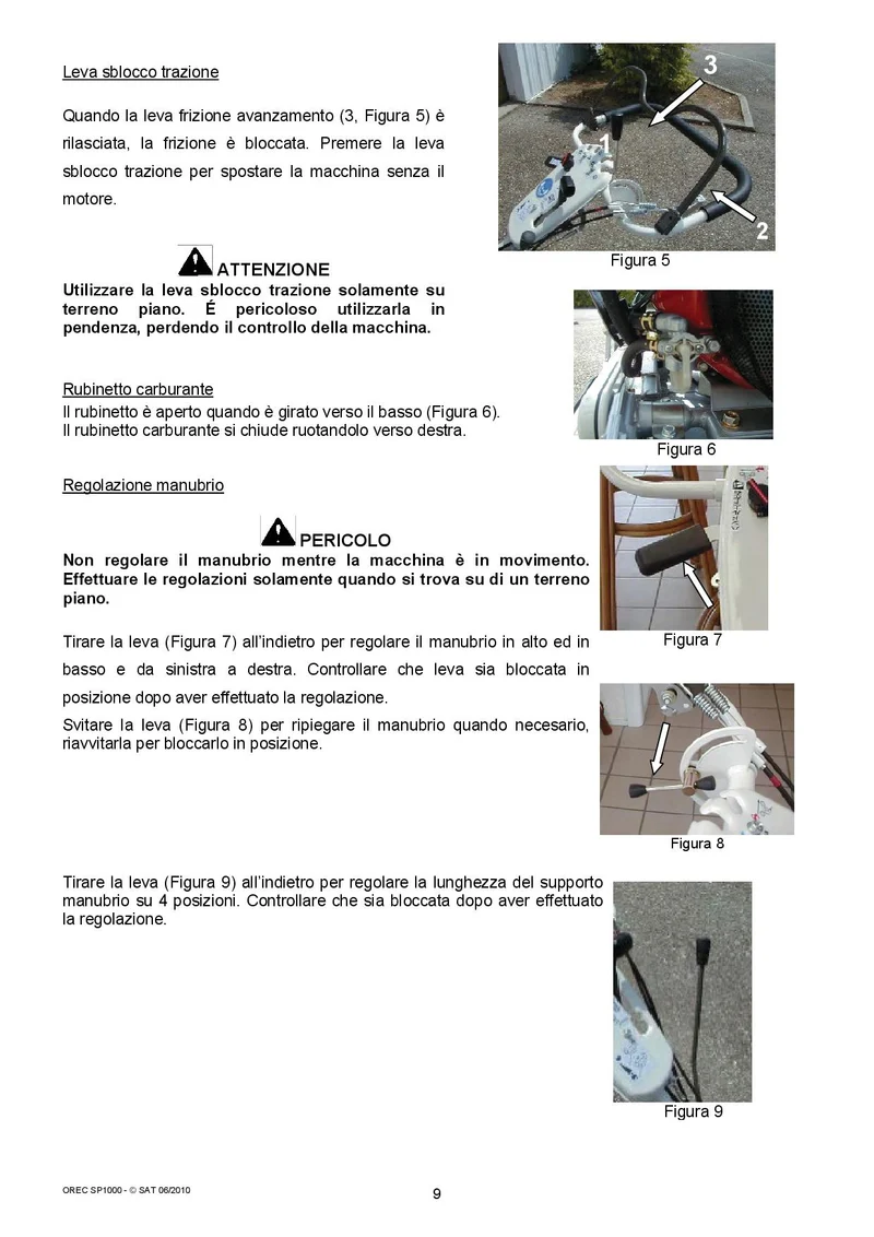 Rasaerba da pendenza Orec Spider Mower SP1000 - trazione 4X4 manubrio regolabile e telescopico