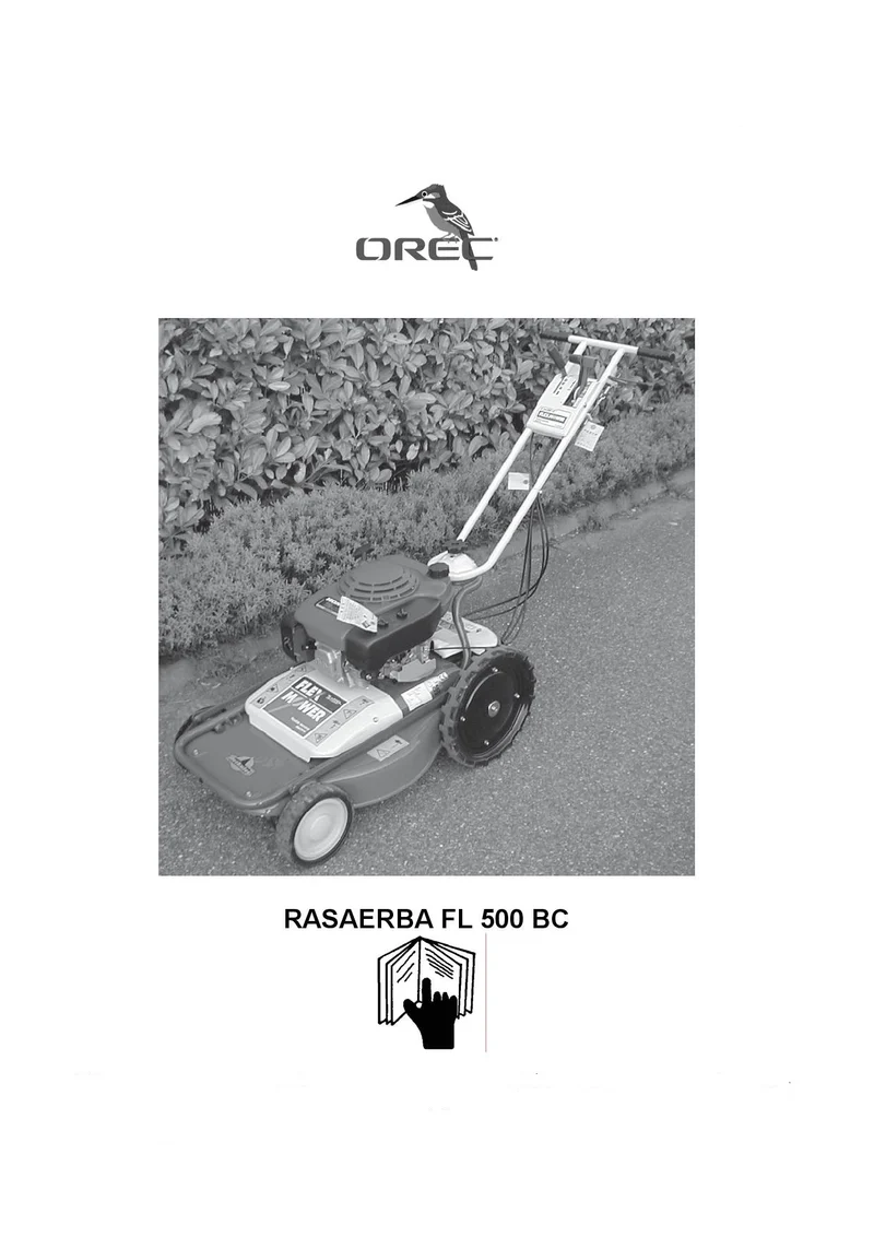 Rasaerba da pendenza Orec FL500BC - con blocco del differenziale