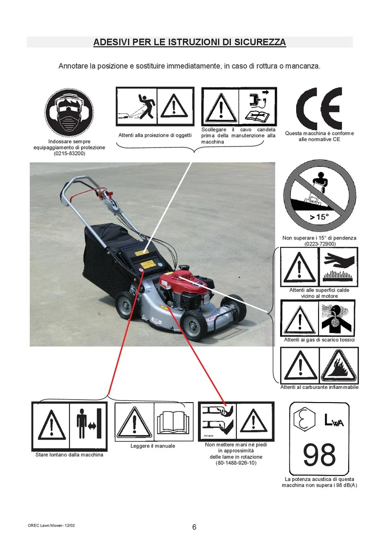 Rasaerba Orec GR537 PRO - trazionato 3 velocità - con piatto in alluminio e ALLESTIMENTO PRO