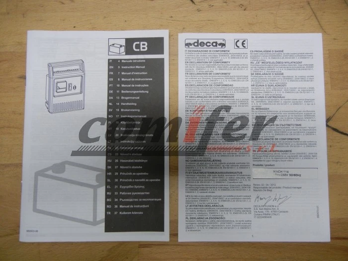 Caricabatterie elettromeccanico 12V Deca MACH 114 (carica 4 A)