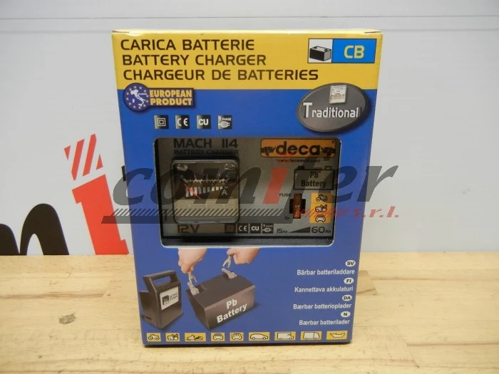 Caricabatterie elettromeccanico 12V Deca MACH 114 (carica 4 A)