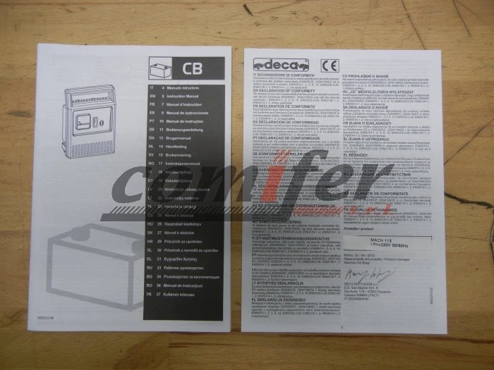Caricabatterie elettromeccanico 12V Deca MACH 113 (carica 3 A)