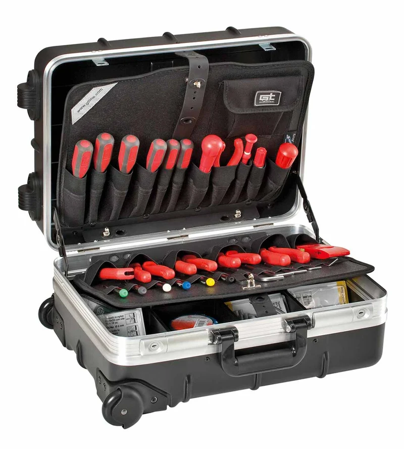 GT Line REVO WHEELS PTS, Valigia trolley porta utensili in ABS termoformato ad alto spessore