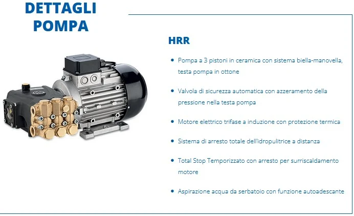 AR 25278-V 78 Series 7870 idropulitrice a caldo 60 gradi trifase