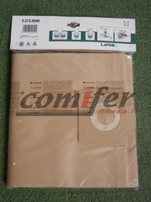 Kit filtri a sacco Lavor 5.212.0049 (5 pezzi)