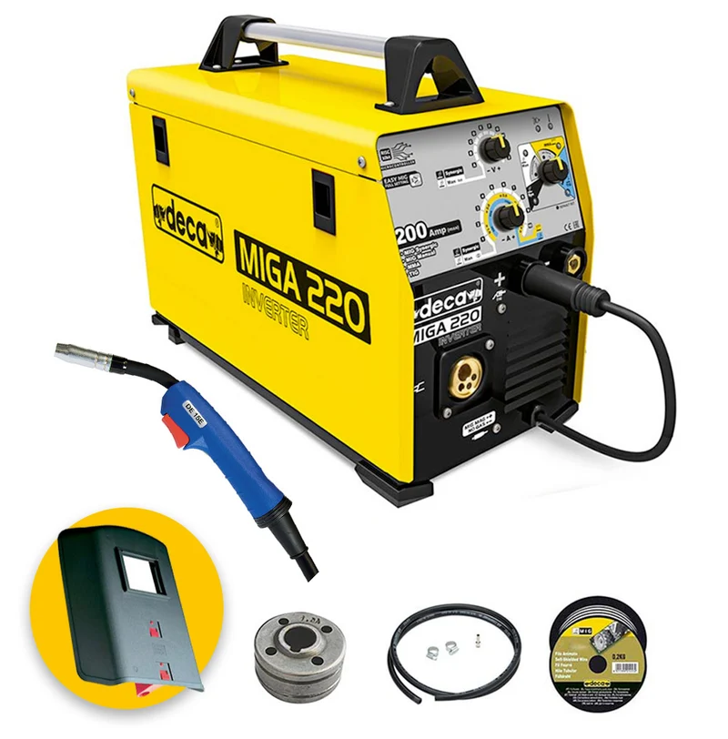 Deca MIGA 220 - Saldatrice inverter multifunzione (200 A)