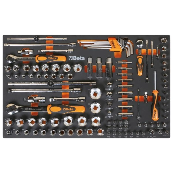 Beta 2400 RSC24A/8-VIL - Carrello attrezzi per officina antiribaltamento 8 cassetti completo di 411 utensili