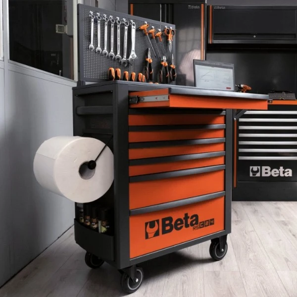 Beta 2400 RSC24-7-VIS - Carrello portautensili 7 cassetti completo di 224 attrezzi industria