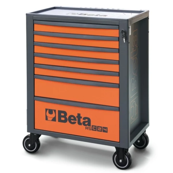 Beta 2400 RSC24-7-VIS - Carrello portautensili 7 cassetti completo di 224 attrezzi industria