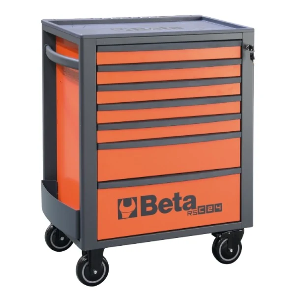 Beta 2400 RSC24-7-VIS - Carrello portautensili 7 cassetti completo di 224 attrezzi industria