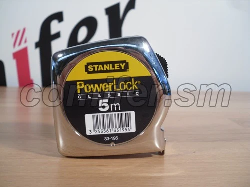 Flessometro 5 metri Stanley Powerlock 33-195