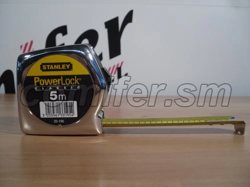 Flessometro 5 metri Stanley Powerlock 33-195