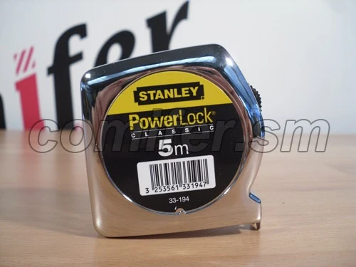 Flessometro 5 metri Stanley Powerlock 33-194