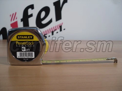 Flessometro 3 metri Stanley Powerlock 33-218