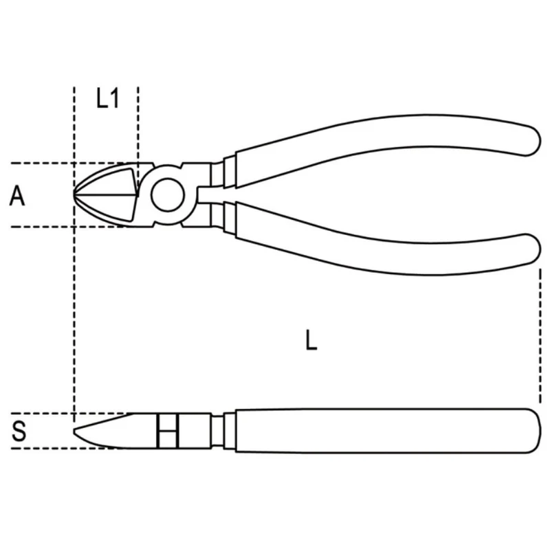 Beta 1082BM 160 010820036 Tronchesi a taglienti diagonali impugnatura bimateriale