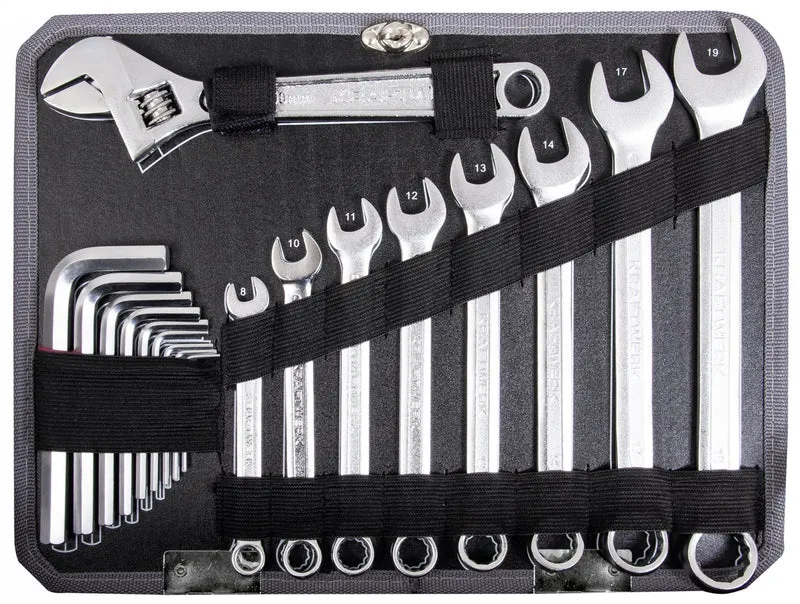 Kraftwerk 1052P - Cassetta/Valigia attrezzi completa di 95 utensili con trapano/avviatatore Panasonic 3/8"
