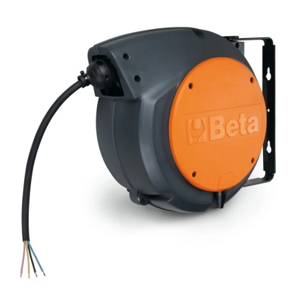 Beta 1846 10-H05 - Avvolgicavo elettrico automatico ø 4 X 1,5 mm - Lunghezza 10 metri