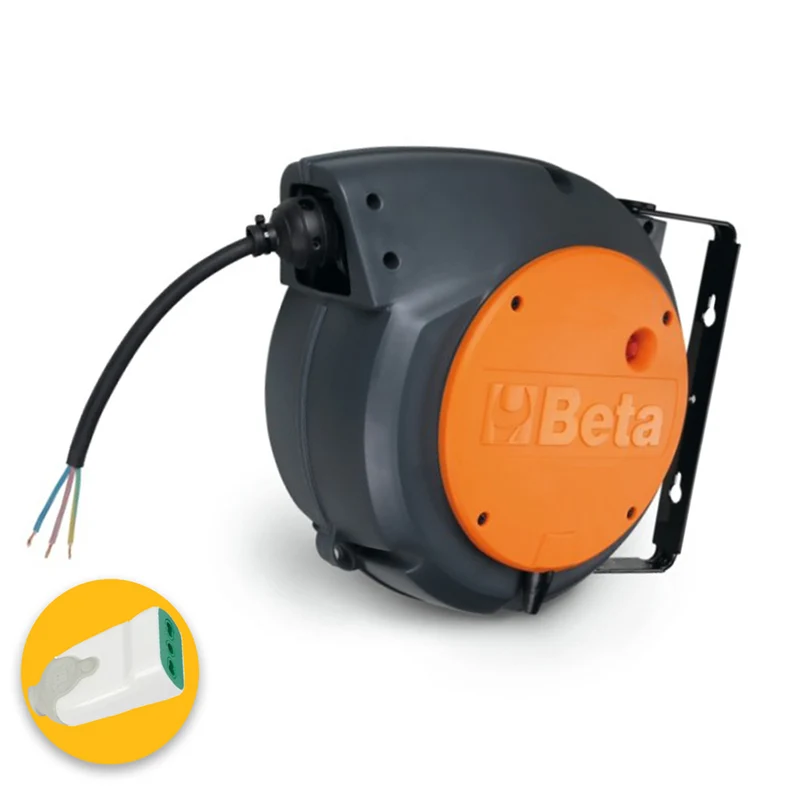 Beta 1844 10-H05 - Avvolgicavo elettrico automatico Ø 3 x 1,5 mm - Lunghezza 10 metri