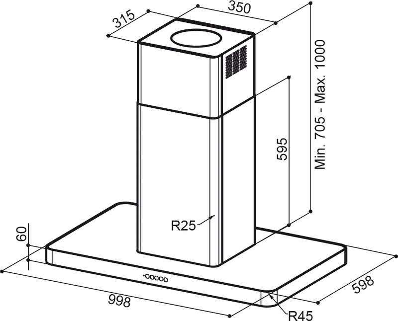 CAPPA T-LIGHT IS.INOX A100 EVO/2