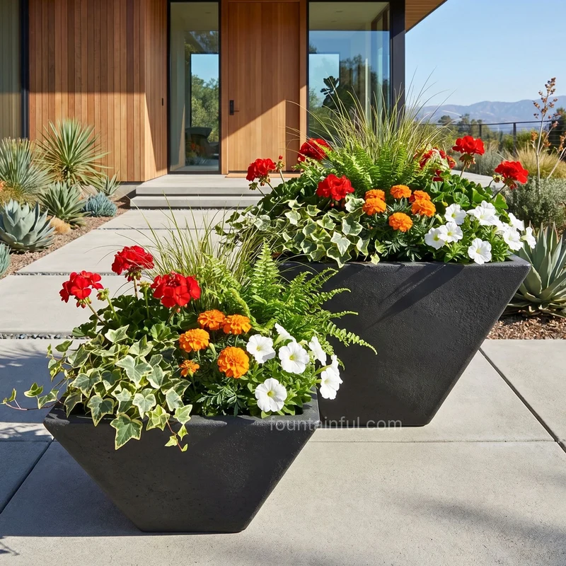 Cubis Concrete Planters - Fiore #630