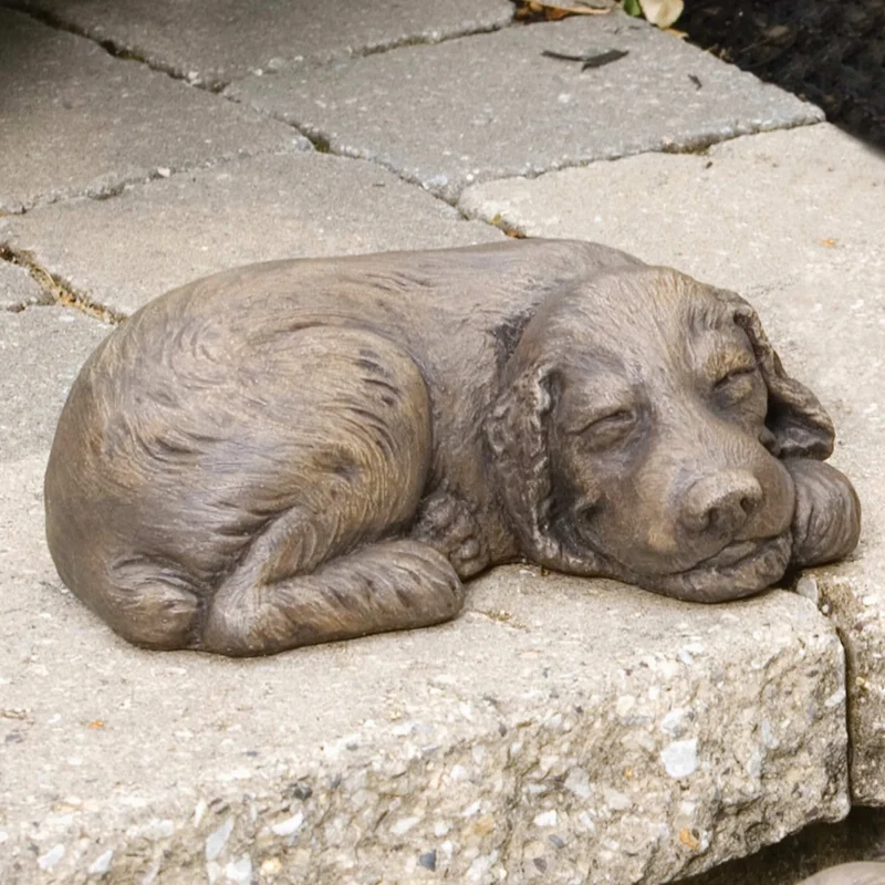 Spanky the Spaniel Concrete Garden Statue - Massarellis #2160