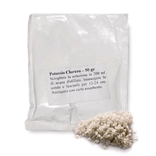 CLORURO DI POTASSIO IN POLVERE PER PULIZIA SONDE - 50 GR -