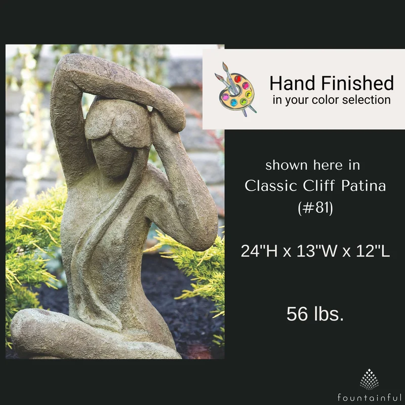 Garden Grace Modern Concrete Statue - Massarellis #7806