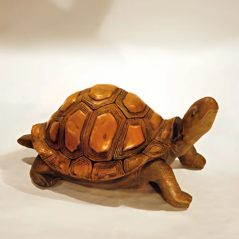 Tortoise with Head Up Concrete Garden Statue - Fiore #512