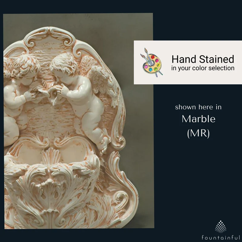Angel Hanging Concrete Wall Fountain - Fiore #2025