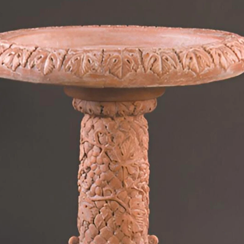 Grape Concrete Bird Bath - Fiore #418