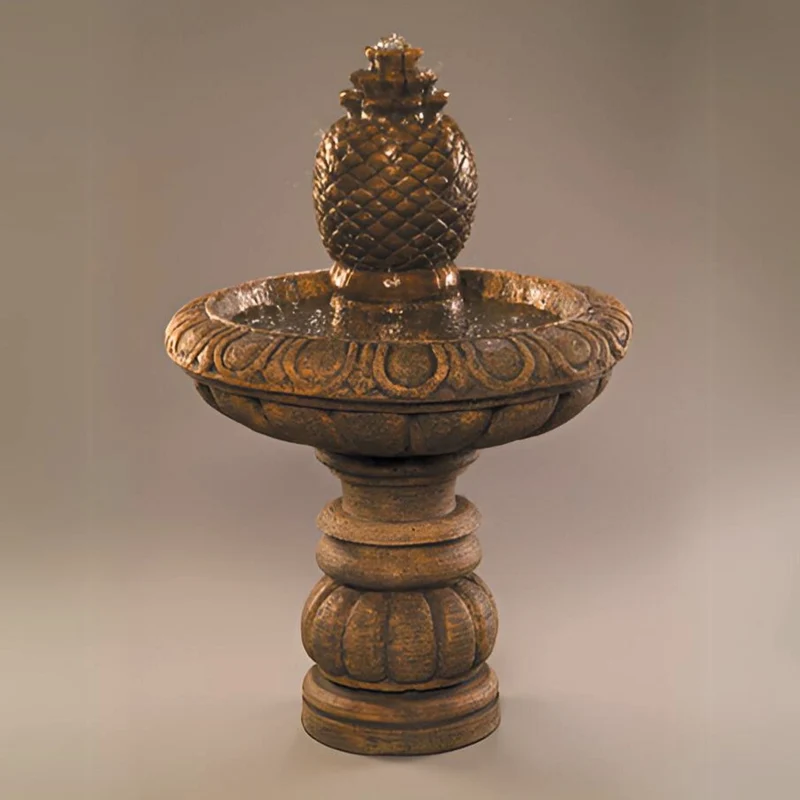 Romantica Pineapple Concrete Fountain - Fiore #261