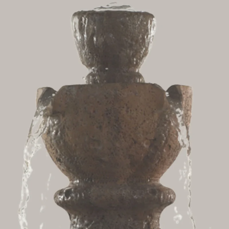 Tuscan Garden 3-Tier Concrete Fountain - Fiore #2122