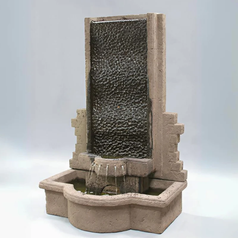 Tranquility Concrete Wall Fountain - Fiore #LG136