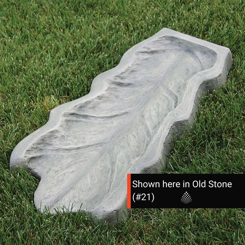 "Leaf" Concrete Gutter Splash Block - Massarellis #1998