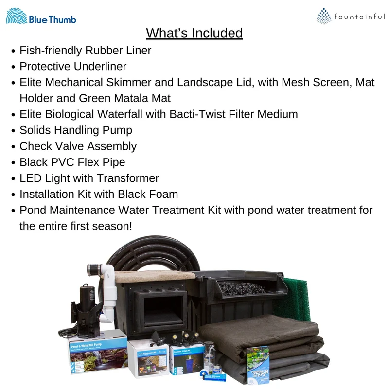 Elite Series Pond Kits - Blue Thumb