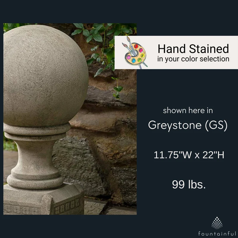 Cliveden Finial Concrete Garden Statue - Campania #S546