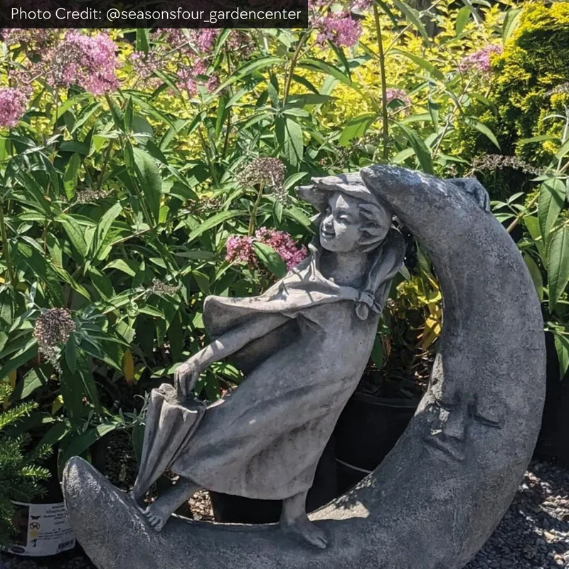 Once Upon a Moon Concrete Garden Statue - Campania #S491