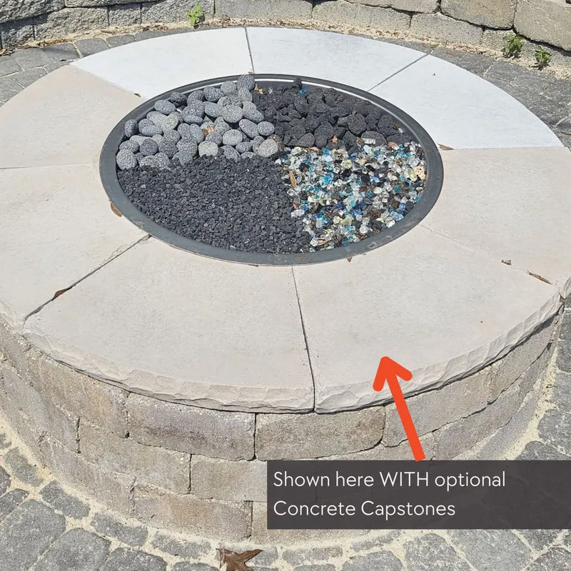 DIY Round Gas Fire Pit Kit