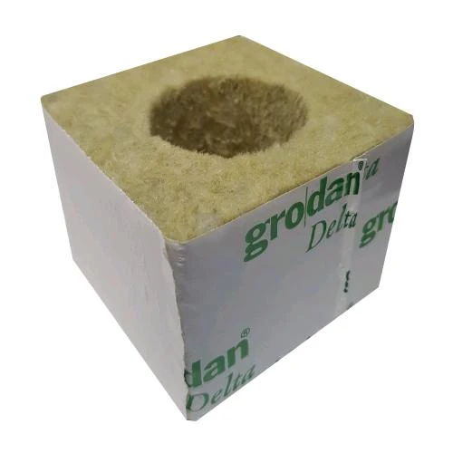 CUBI DI LANA DI ROCCIA GRODAN - 7.5X7.5X7.5 CM - FORI �4CM