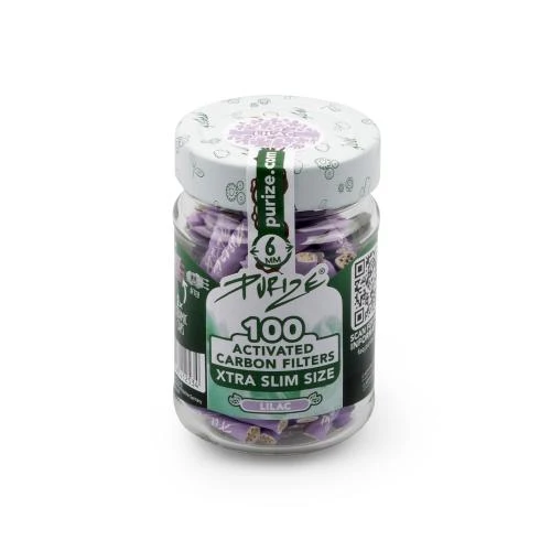 PURIZE - BARATTOLO EXTRA SLIM - LILLA - 5.9 MM - 100 PZ