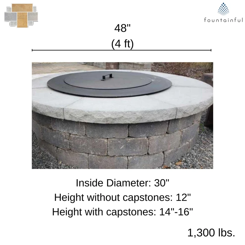 DIY Smokeless Round Fire Pit Kit