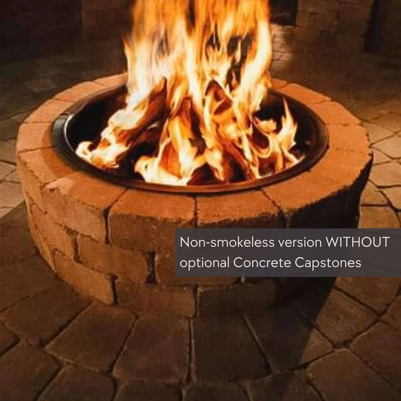 DIY Smokeless Round Fire Pit Kit