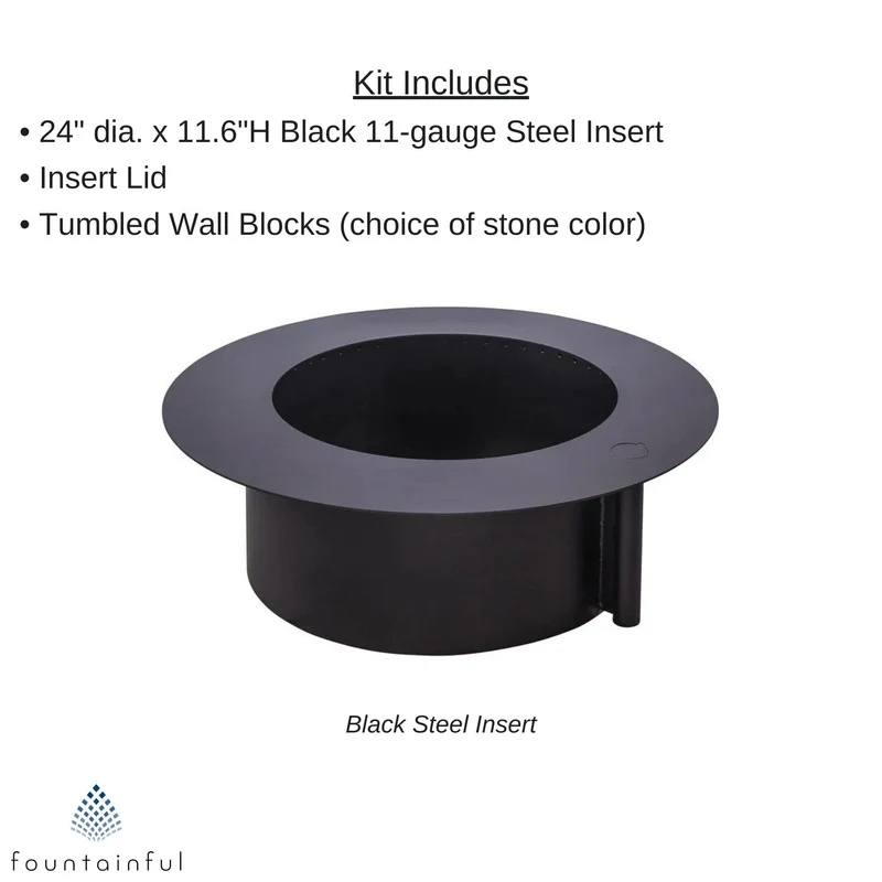 DIY Smokeless Round Fire Pit Kit