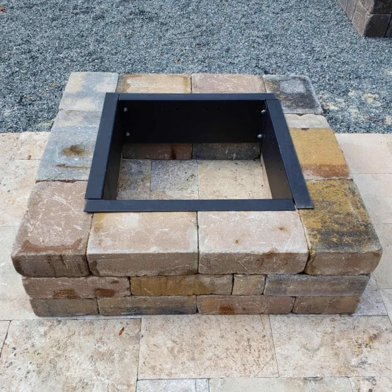 DIY Square Wood Burning Fire Pit Kit