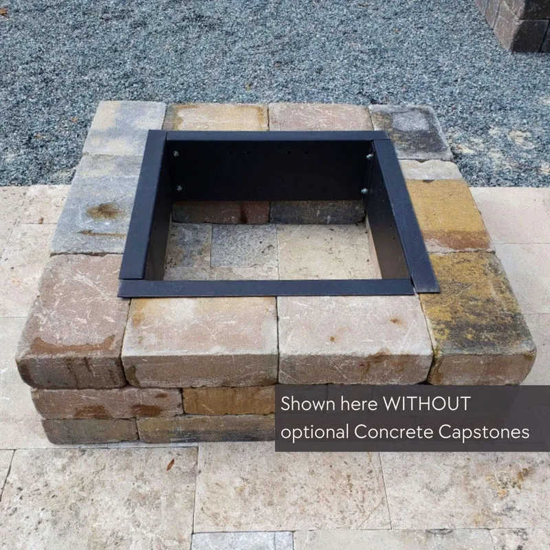 DIY Square Wood Burning Fire Pit Kit