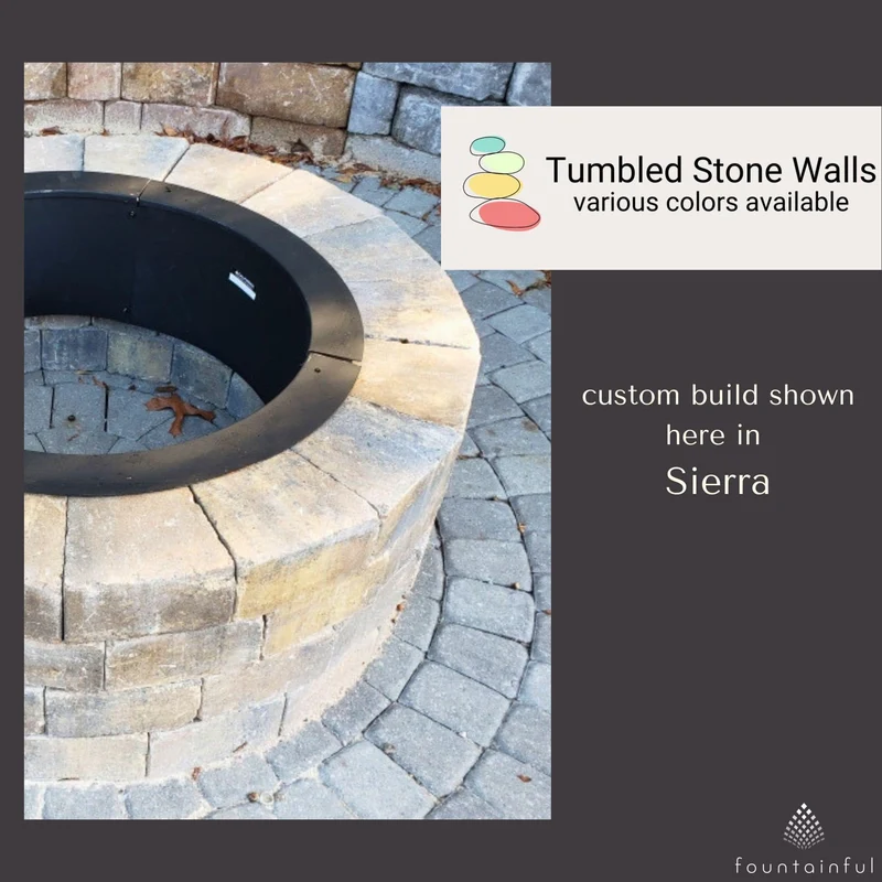 DIY Round Wood Burning Fire Pit Kit