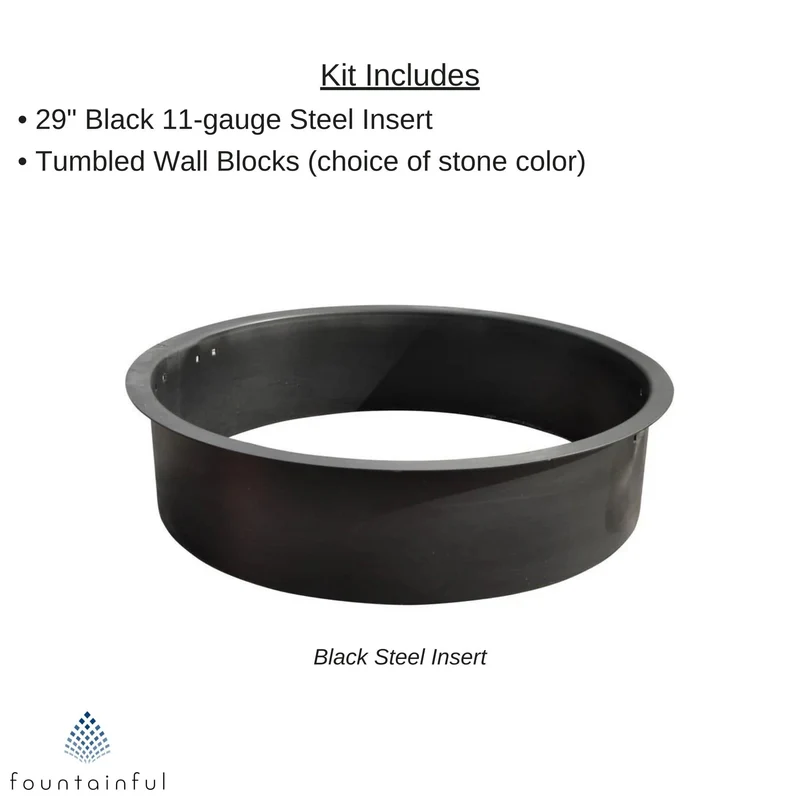 DIY Round Wood Burning Fire Pit Kit