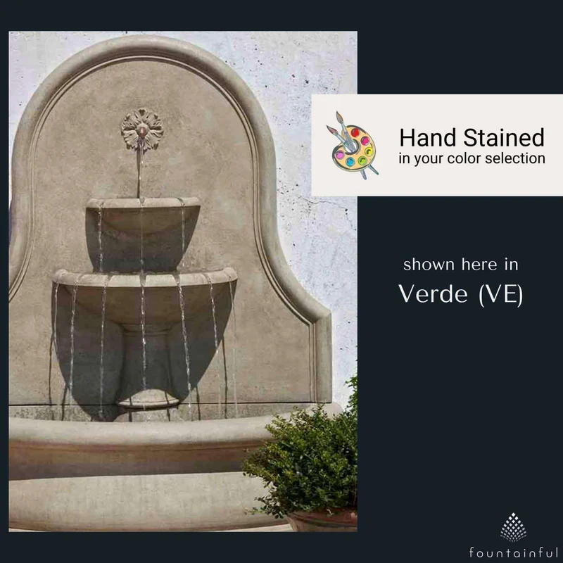 Estancia Concrete Wall Fountain - Campania #FT155